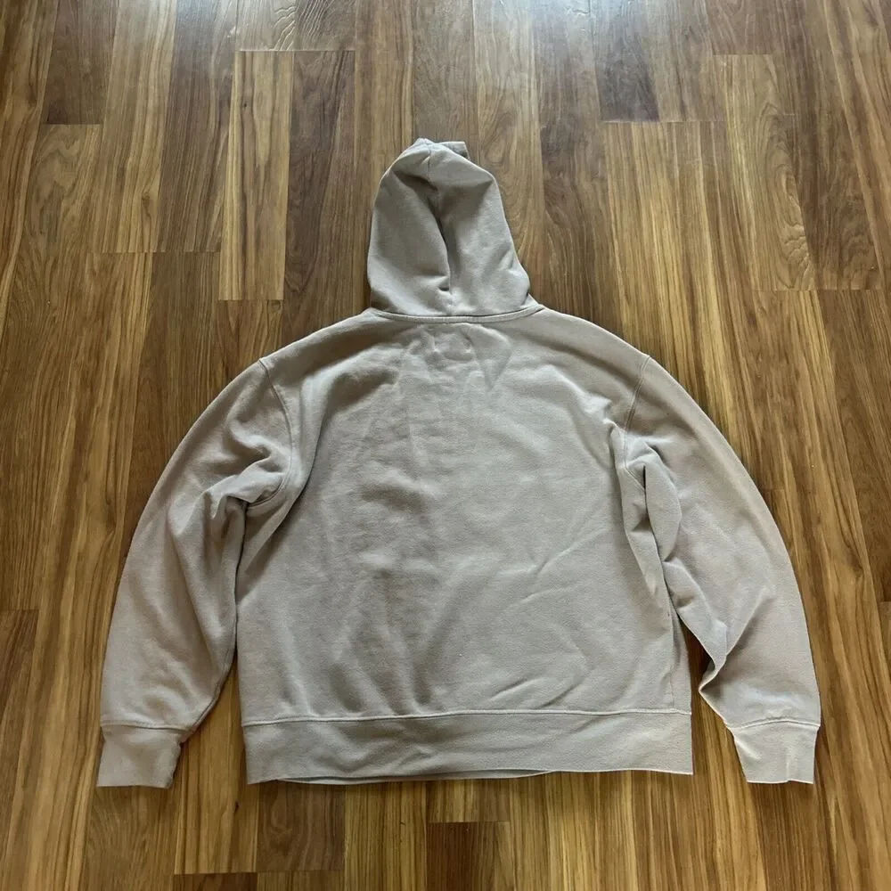 Stranger Things Old Navy Beige Pullover Hoodie Large Long Sleeve Unisex READ - Picture 7 of 9